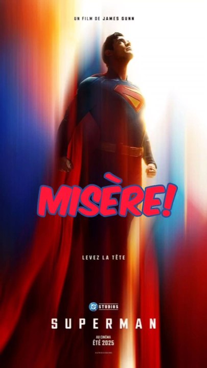 réaction trailer superman 2025