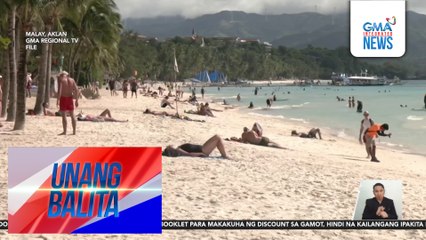 Mahigit 116,000 na mga turista, bumisita sa Boracay ngayong holiday season | Unang Balita