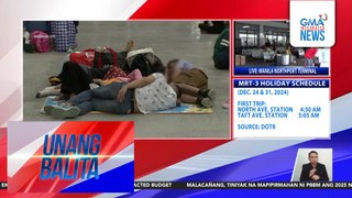 Ilang pasaherong naghihintay makakuha ng ticket, inabot ng gutom at antok sa pila | Unang Balita