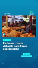 Evaluarán costos del pollo para frenar especulación