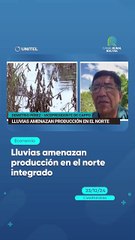 Lluvias amenazan producción en el norte integra