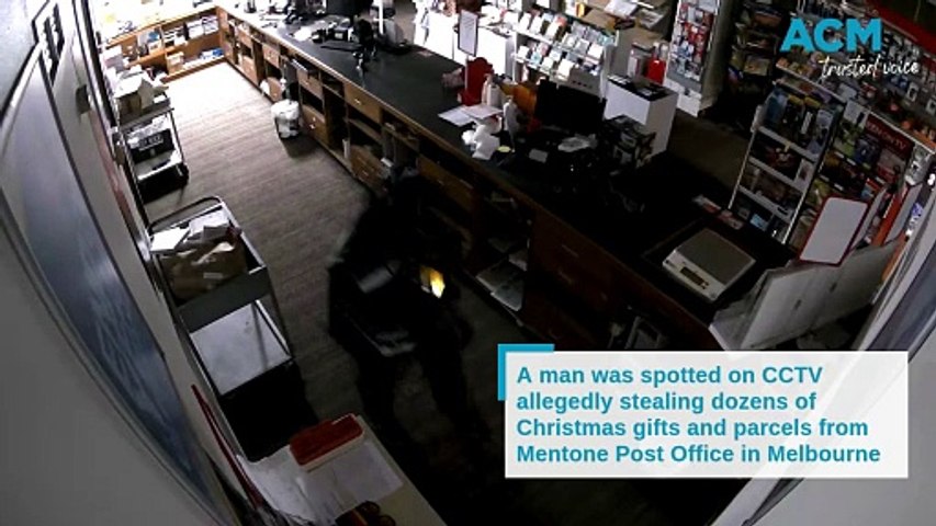 Present thief caught on camera stealing dozens of parcels from post ...