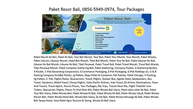 Paket Resor Bali, 0856-5949-0974, Tour Packages
