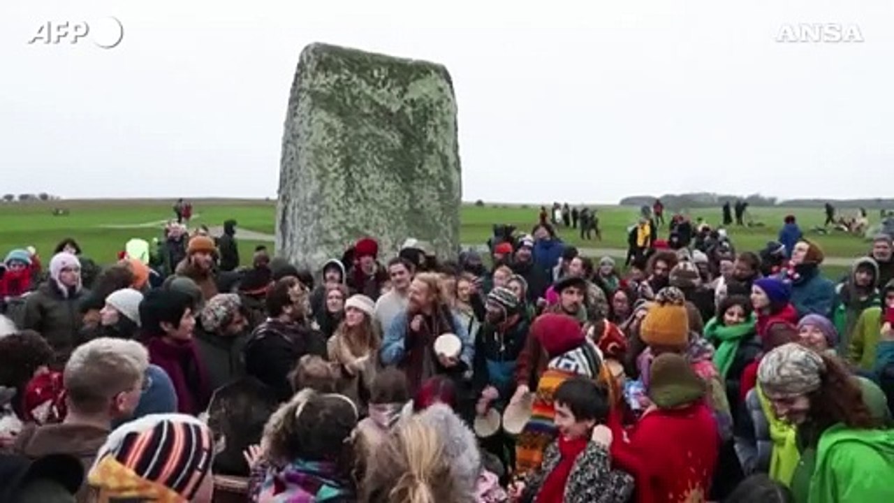 Solstizio d'inverno, la celebrazione a Stonehenge