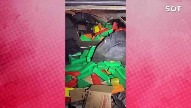 BPFRON e PF apreendem mais de 200 kg de maconha em perseguição frenética em Santa Tereza do Oeste