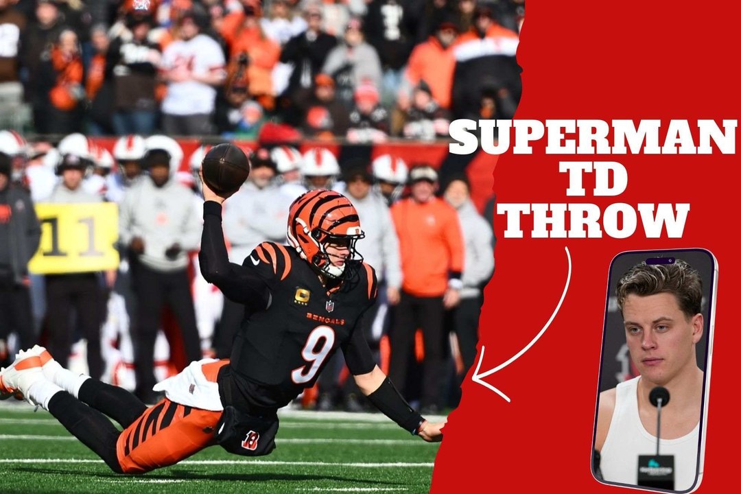 Joe Burrow's impossible throw for a touchdown makes Cincinnati Bengals’ players compare him to Superman