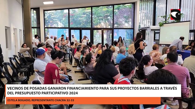 Vecinos de Posadas ganaron financiamiento para sus proyectos barriales a través del Presupuesto Participativo 2024