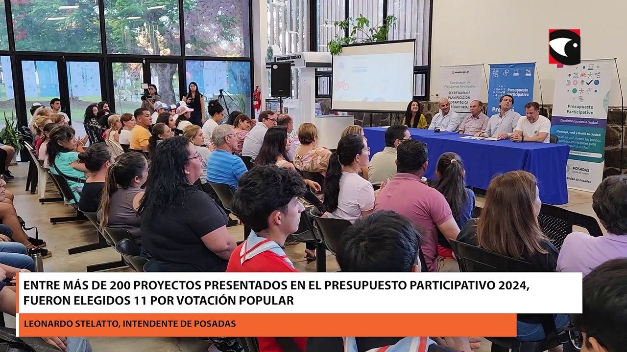Entre más de 200 proyectos presentados en el Presupuesto Participativo 2024, fueron elegidos 11 por votación popular