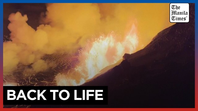 Hawaii's Kilauea volcano erupts, spewing columns of lava