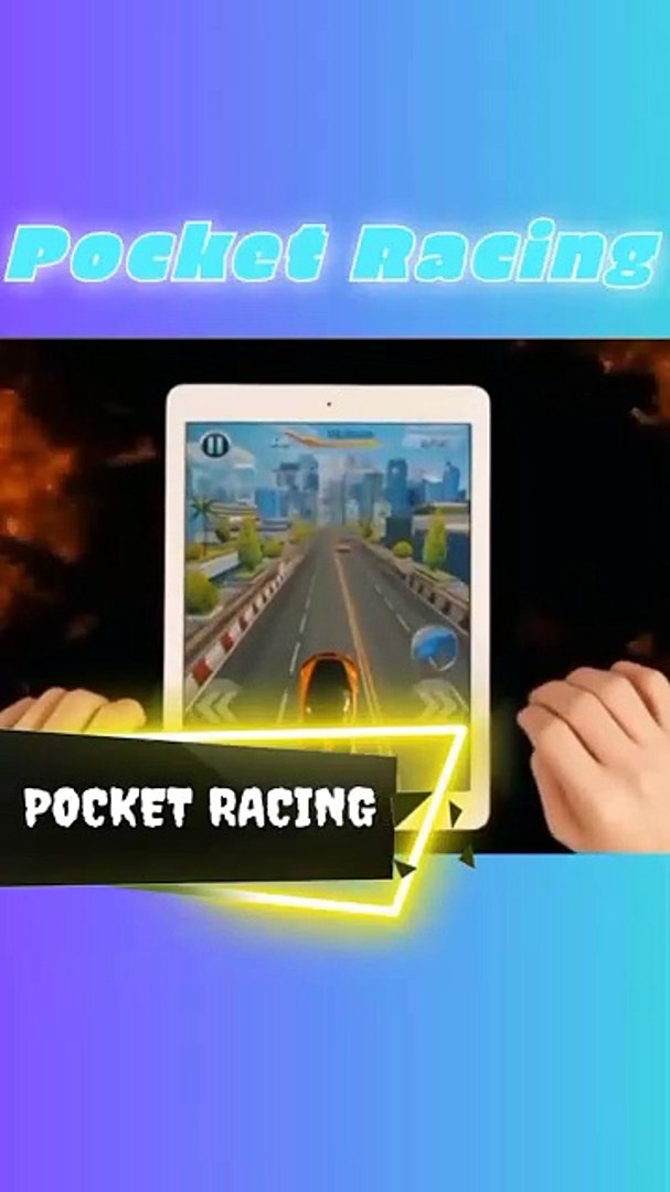 POCKET RACING Smart Interactive Virtual Game for iPad / #trending #technology #trend #experiment