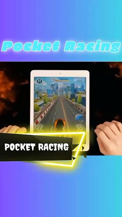 POCKET RACING Smart Interactive Virtual Game for iPad / #trending #technology #trend #experiment