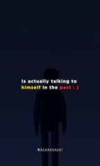 Is actually talking to himself....🥀🖤😞.