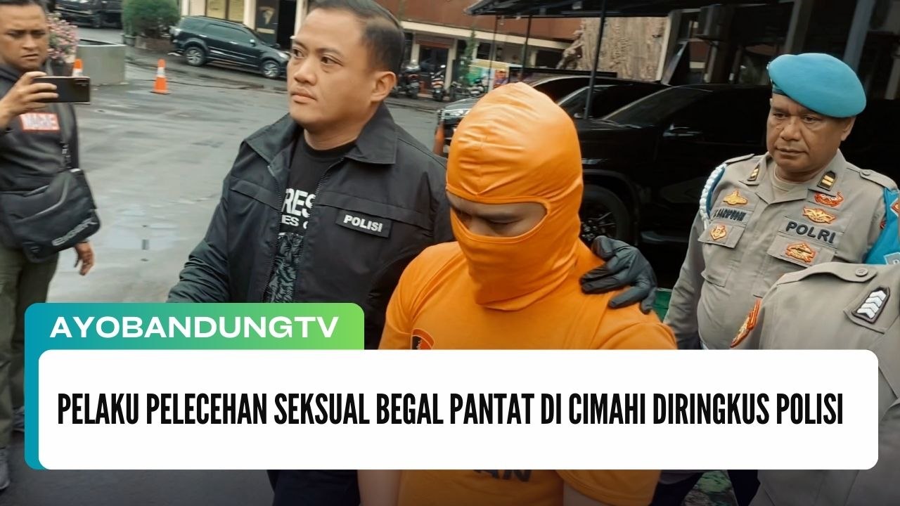 Pelaku Pelecehan Seksual Begal Pantat di Cimahi Diringkus Polisi