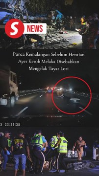 Loose lorry tyre seen in dashcam footage moments before deadly NSE crash