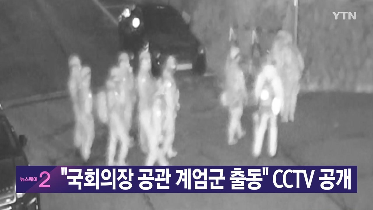 [YTN 실시간뉴스] "국회의장 공관 계엄군 출동" CCTV 공개 / YTN