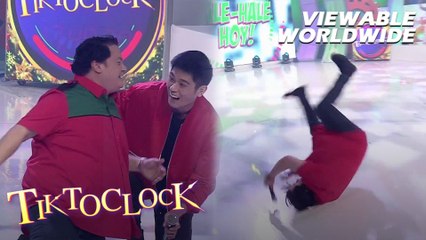 TiktoClock: Niño Muhlach at Migs Almendras, may TUMBLING FACE OFF sa 'TiktoClock'!
