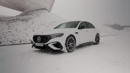 Mercedes-AMG E 53 HYBRID 4MATIC+ Sedan with EQ Hybrid Technology preview- Driving event in Ötztal