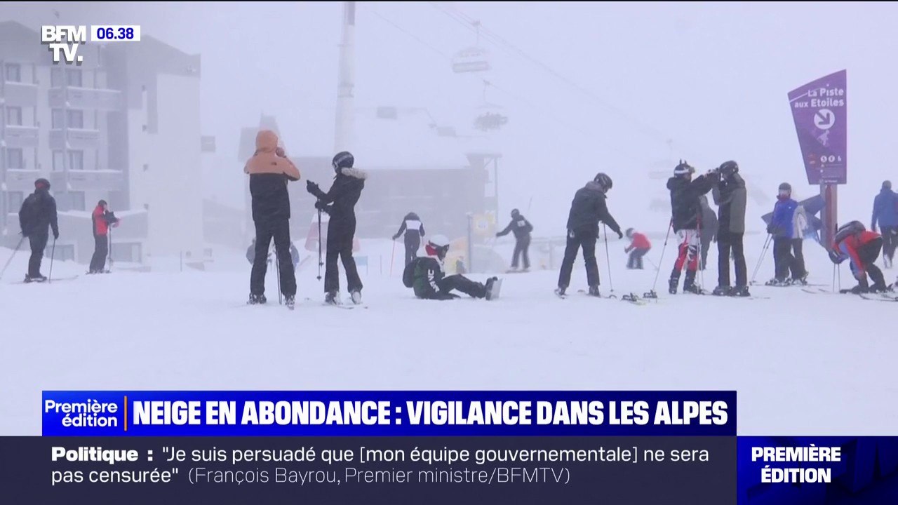 Neige en abondance: un risque d'avalanche "remarquable" sur les Alpes