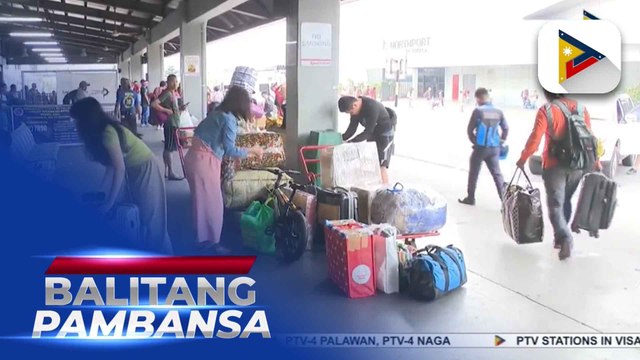 Mga biyahero sa pantalan, tumaas kumpara noong nakaraang taon ayon sa PCG