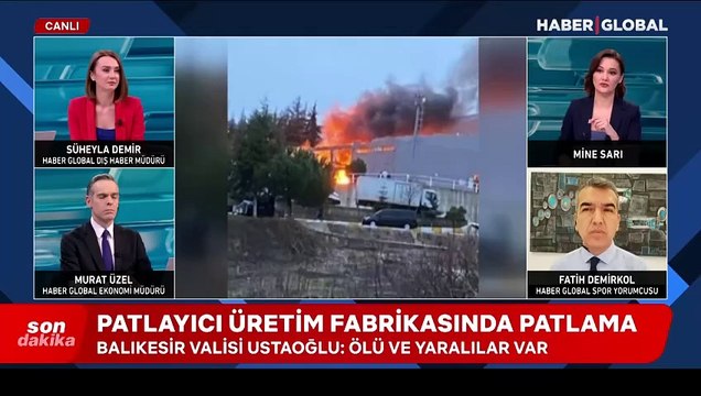 Balıkesir'de patlayıcı üretim fabrikasında patlama: Ölü ve yaralılar var