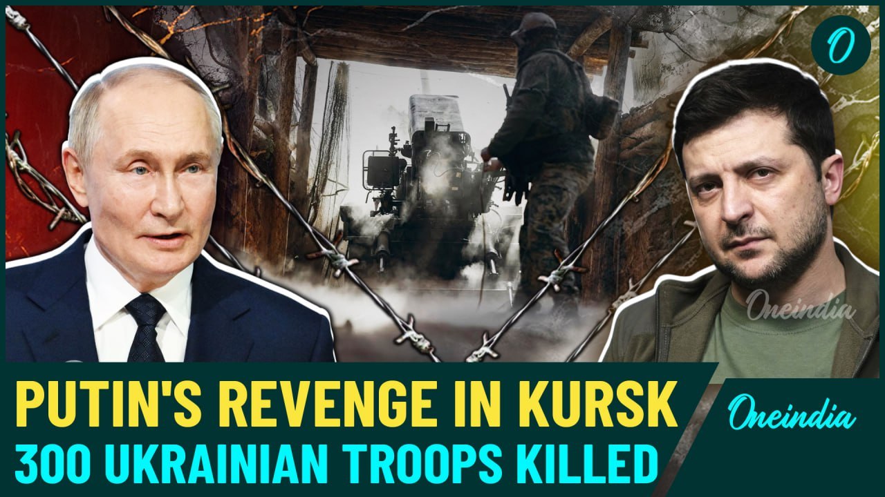 Putin In Revenge Mode: 300+ Ukrainians Killed in Kursk, Russians Wreck Havoc On U.S Abrams