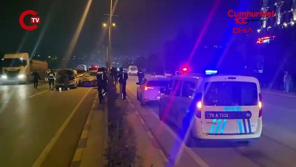 Karabük'te 5 araçlık zincirleme kaza 5 kişi yaralandı