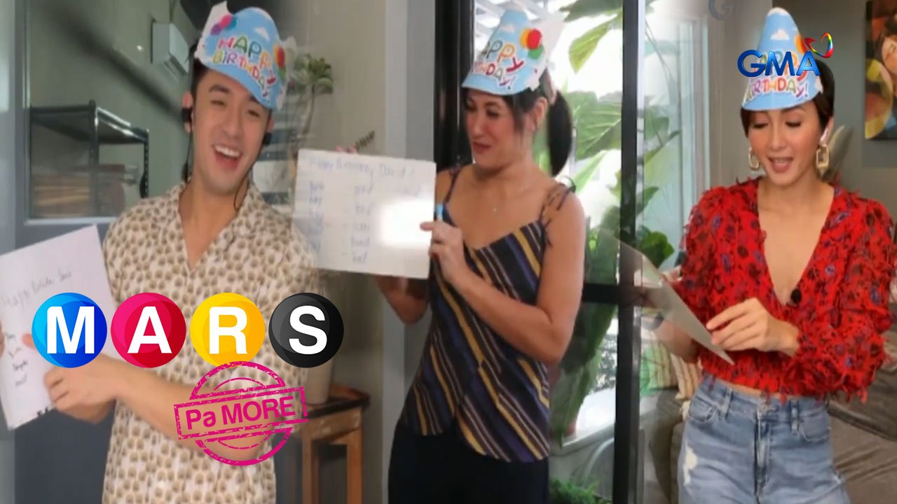 Camille Prats at Iya Villania, may pa-game para sa birthday ni David Licauco! | Mars Pa More