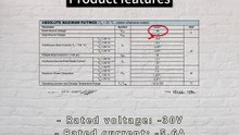 SMG6401-VB is a SOT23 package P-Channel field effect MOS tube