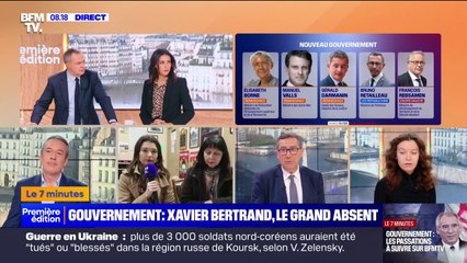 7 MINUTES POUR COMPRENDRE - Gouvernement Bayrou: Xavier Bertrand, le grand absent