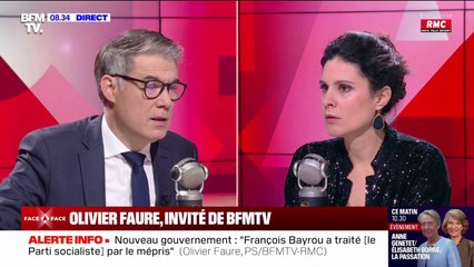 Nomination du gouvernement: "Hier, c'était un jour de deuil national (...) même cette journée n'a pas été respectée", estime Olivier Faure (PS)