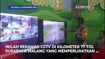 Rekaman CCTV Detik-Detik Kecalakaan Bus Rombongan Pelajar dan Truk di Tol Malang