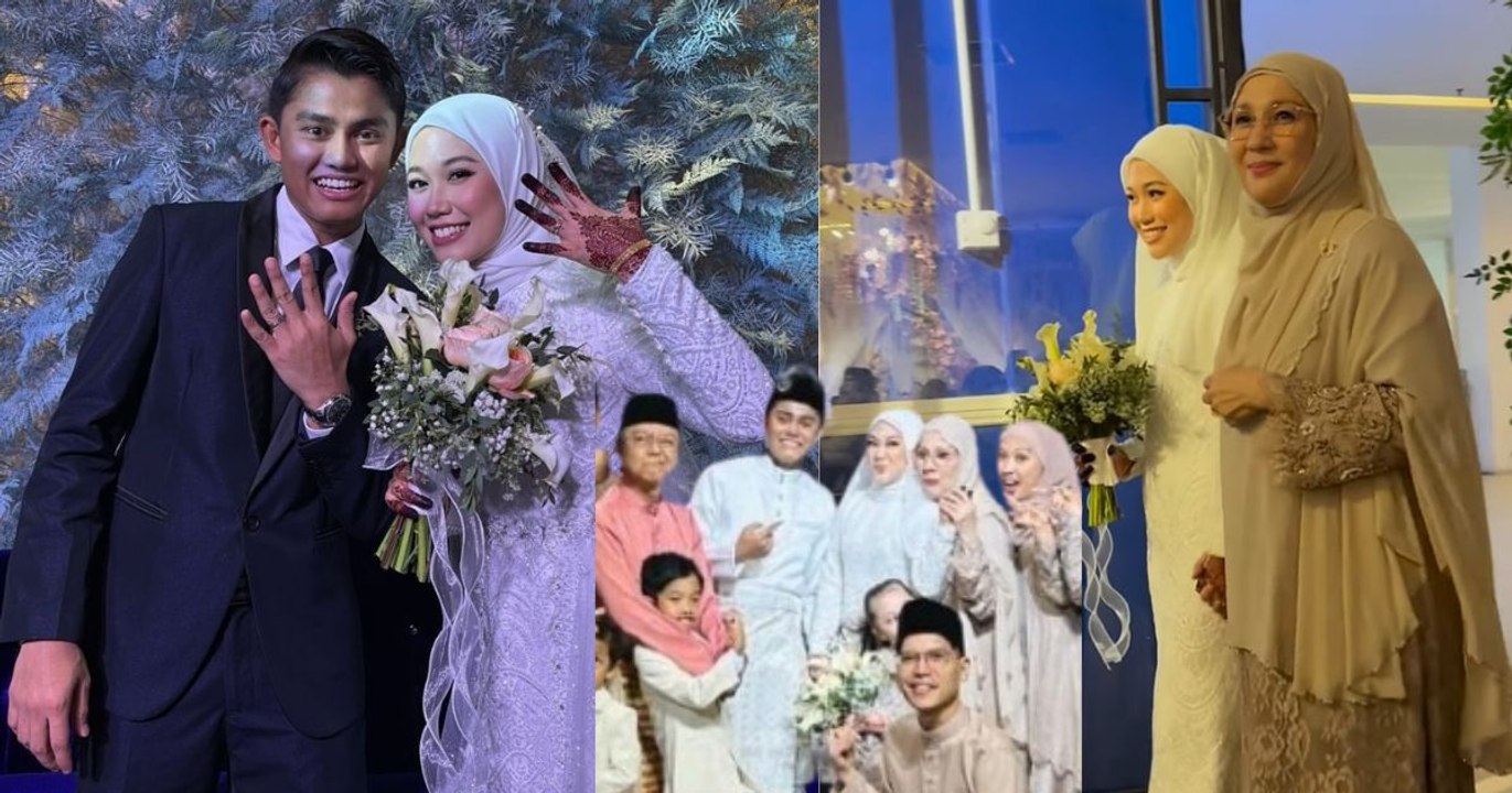 Cantiknya Anak Aziz M Osman, Selamat Bergelar Isteri!