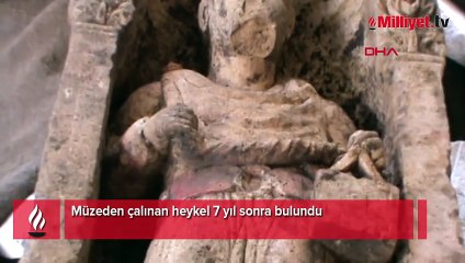 Müzeden çalınan heykel 7 yıl sonra bulundu