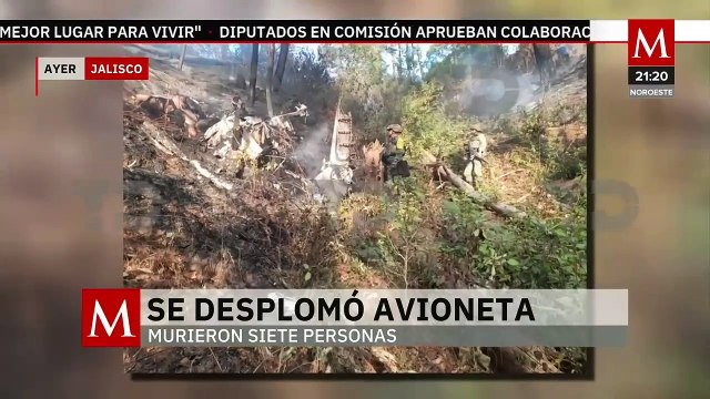 Avioneta se estrella en Jalisco, siete muertos, cuatro de ellos estadounidenses