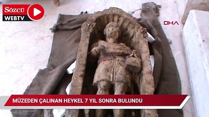 Müzeden çalınan heykel 7 yıl sonra bulundu