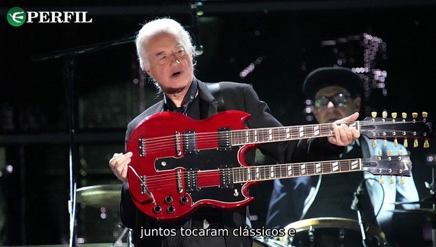 Jimmy Page se emociona com banda dos anos 90 e celebs envolvidas no processo de Blake Lively