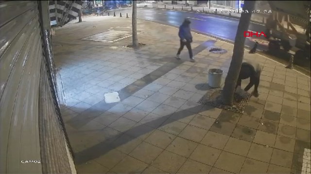 Pes dedirten görüntü! At arabası ile mazgal hırsızlığı yaptılar