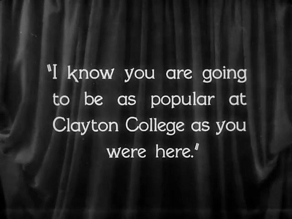 Buster Keaton in 'College' (1927) - Full movie