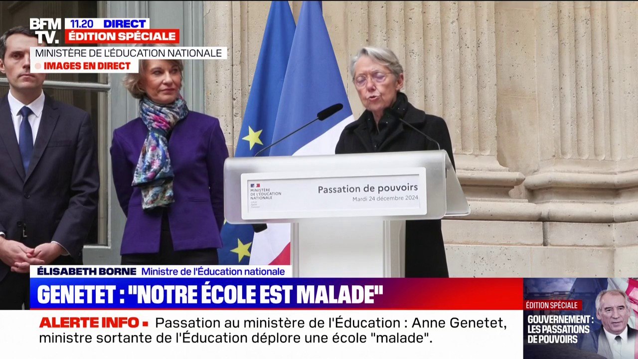 Élisabeth Borne (ministre de l’Éducation nationale), sur Mayotte: "Je souhaite exprimer ma solidarité et ma compassion à la communauté éducative et universitaire, aux élèves et aux étudiants"