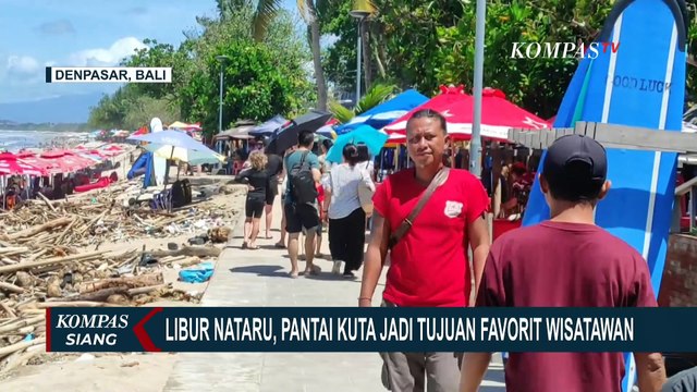 Libur Natal dan Tahun Baru: Jalur Puncak Terpantau Masih Normal, Pantai Kuta Bali Ramai Pengunjung