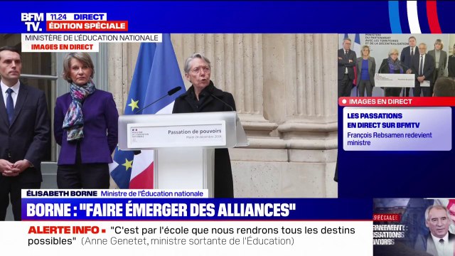 Élisabeth Borne (ministre de l’Éducation nationale): Les résultats ne sont pas encore au rendez-vous sur le niveau des élèves