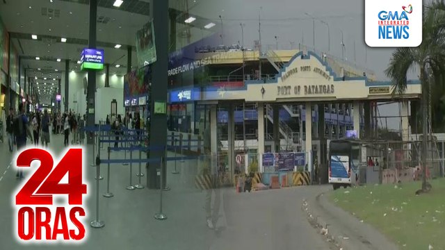 Ilang pasaherong halos 24 Oras na sa Batangas Port, nakasakay na | 24 Oras