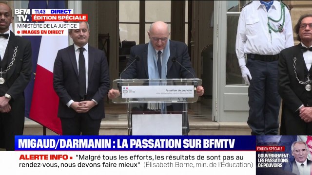 Didier Migaud (ministre sortant de la Justice): L'immobilier pénitentiaire est un enjeu crucial, pour notre personnel dont les conditions de travail sont rudes et pour les détenus dont les conditions de détention sont parfois indignes