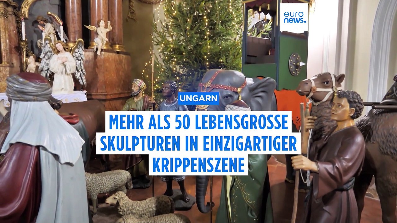 'Damit Jesus kein Frühchen ist': Die Krippe von Pécs wird erst an Heiligabend aufgebaut