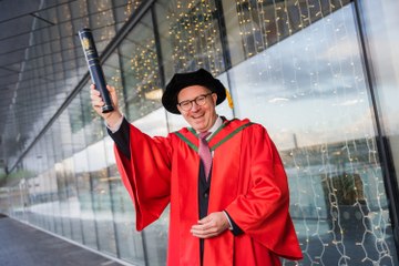 FintrU founder Darragh McCarthy honoured at Ulster University's Winter Graduation 2024