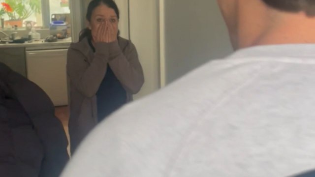 Long-awaited reunion: Boy's homecoming brings tears of joy to his family