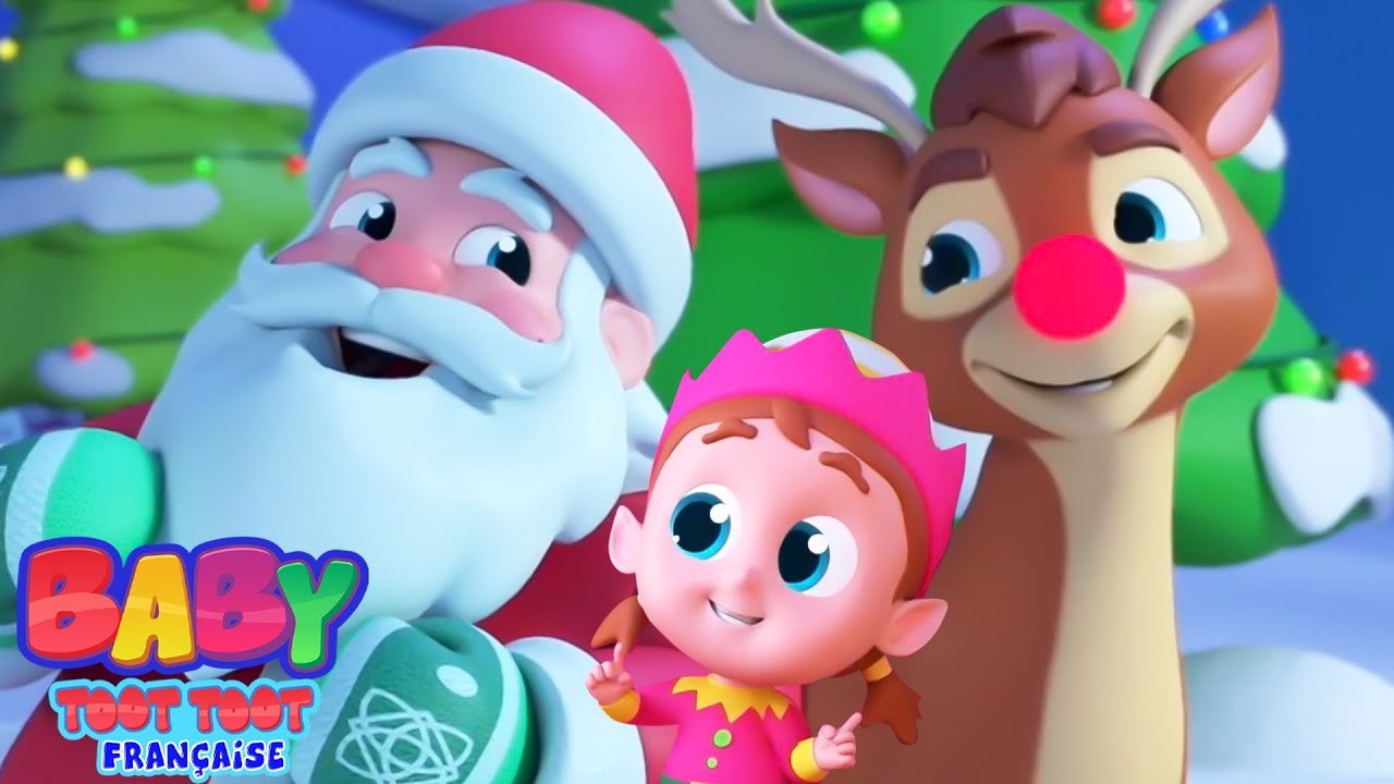 Cinq Petits Elfes + Plus Baby Toot Toot Chansons de Bébé en Française