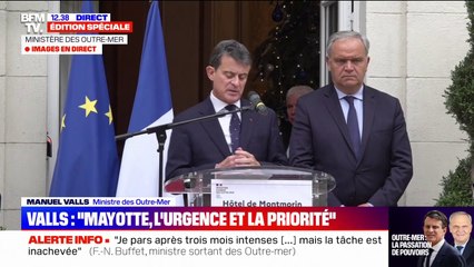 "L'État soutient et doit soutenir ces territoires": Manuel Valls évoque la nécessité "d'avoir un budget" pour les territoires ultramarins