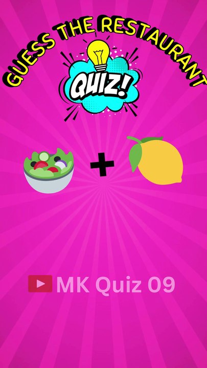 GUESS THE RESTAURANT