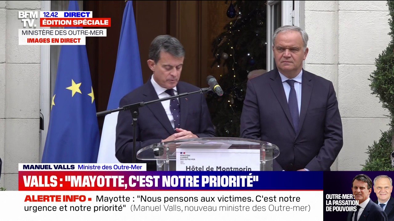 "Cela doit changer": Manuel Valls rappelle la nécessité de ne pas oublier les Outre-mer une fois "les émeutes, les cyclones et les tempêtes passés"